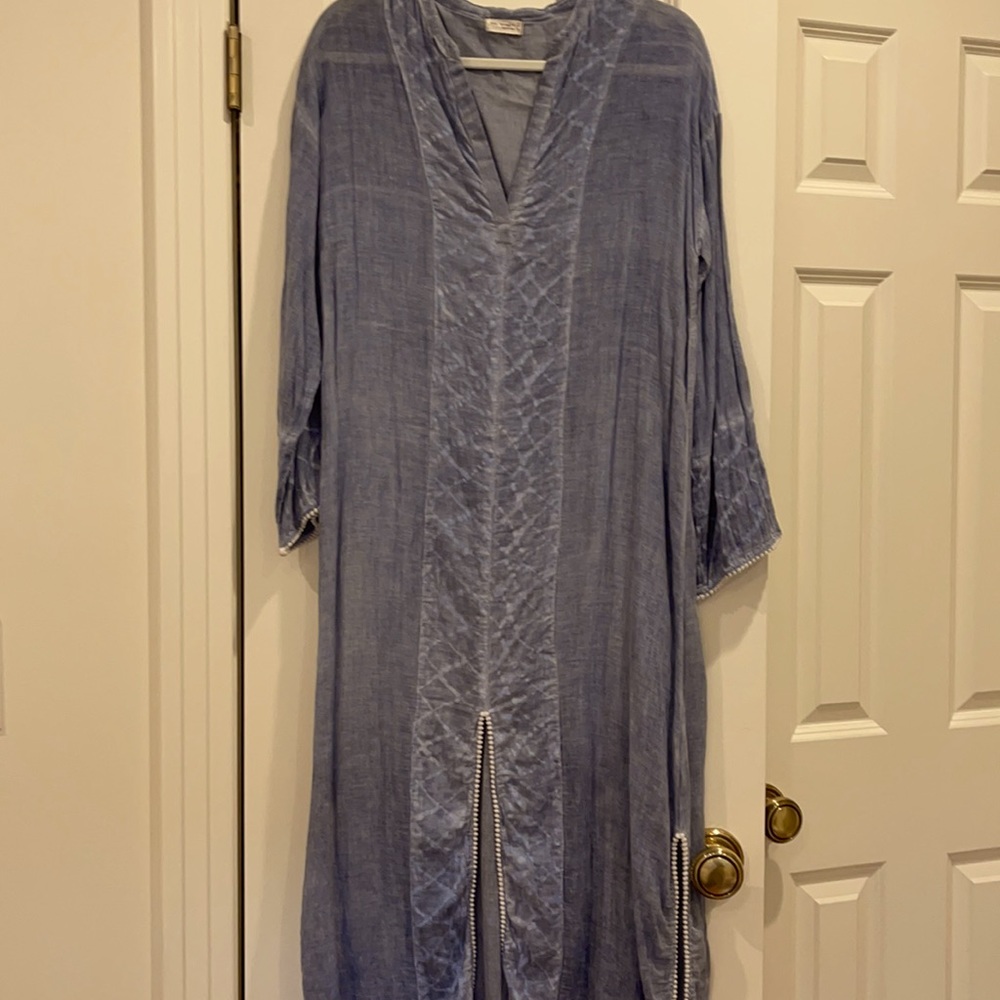Long pool cover up / caftan dress 💙 made in India